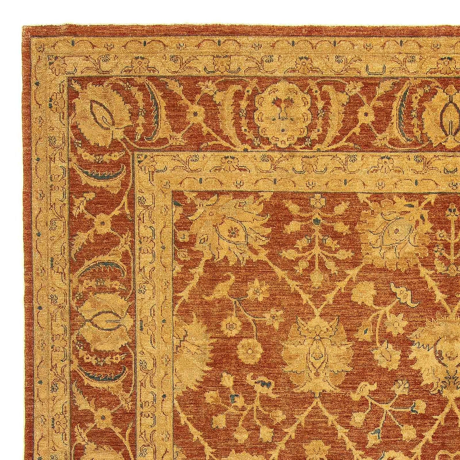 Alfombra persa - Nómada - 390 x 302 cm - óxido