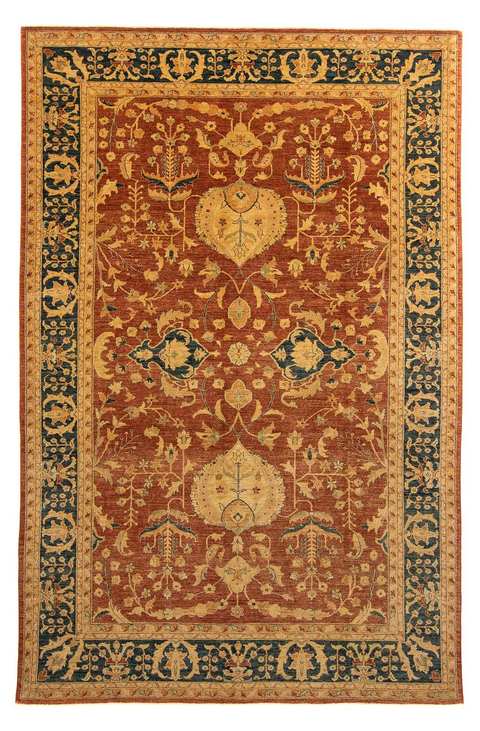 Alfombra persa - Nómada - 414 x 282 cm - óxido