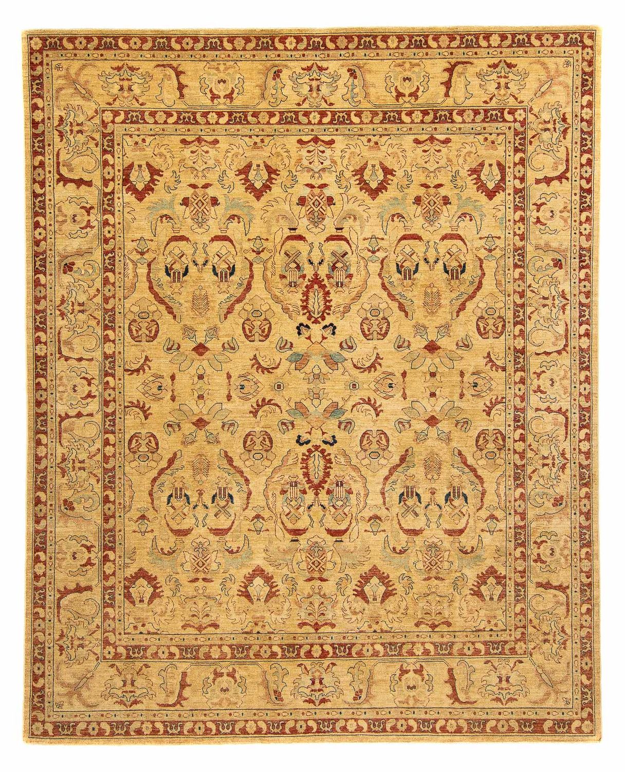 Alfombra persa - Nómada - 362 x 293 cm - marrón