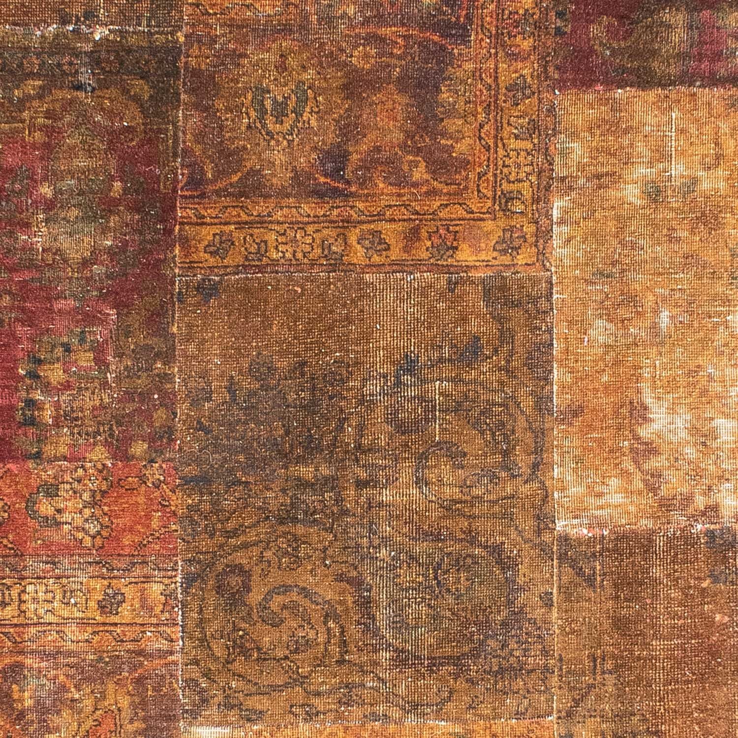 Alfombra de patchwork - 296 x 246 cm - multicolor
