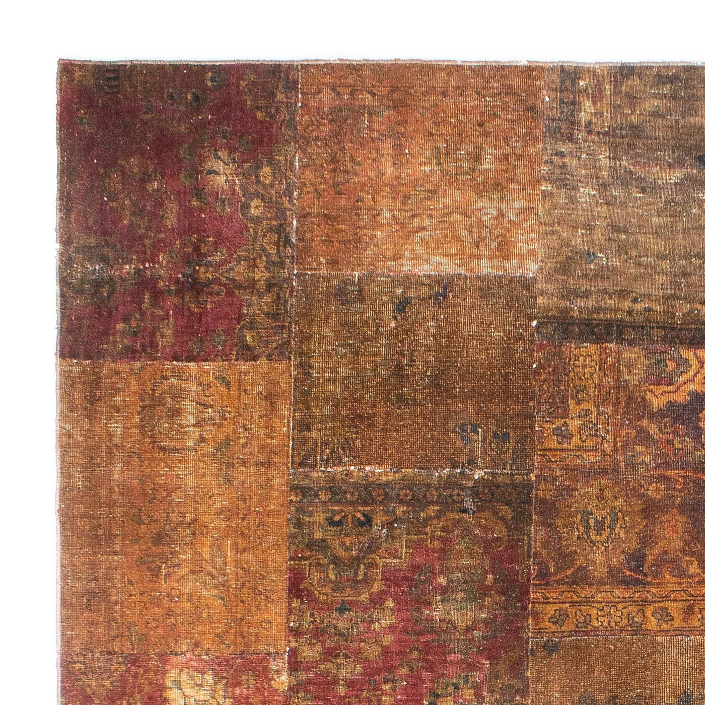 Alfombra de patchwork 296x246cm - Perserteppich Wollteppich