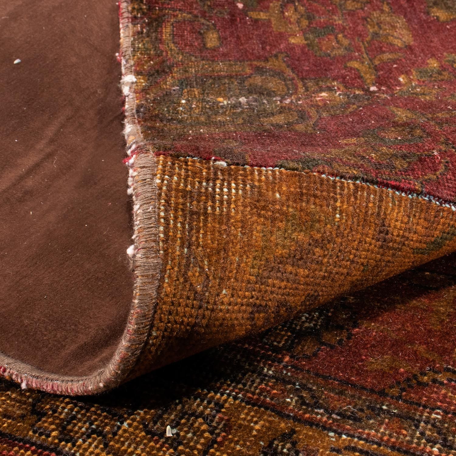 Alfombra de patchwork - 296 x 246 cm - multicolor