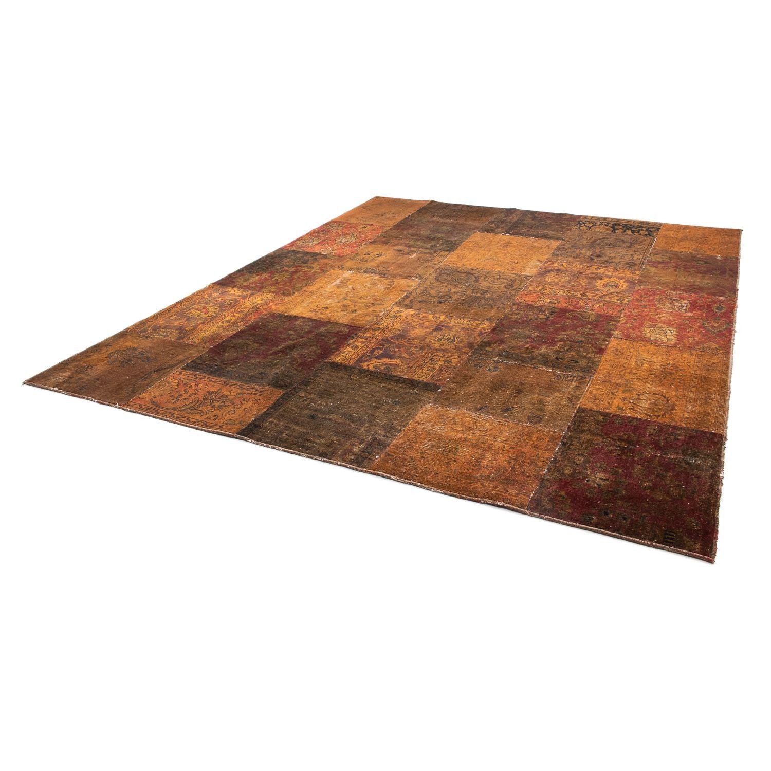 Alfombra de patchwork - 296 x 246 cm - multicolor