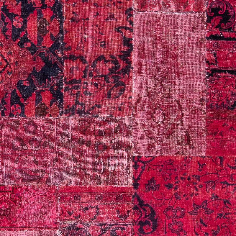 Alfombra de patchwork - 269 x 180 cm - multicolor