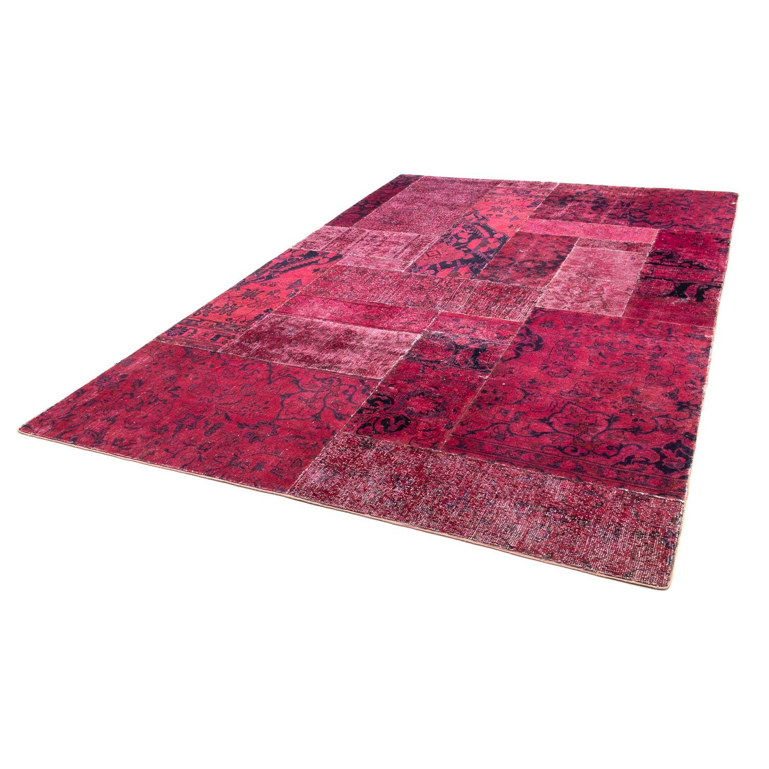 Alfombra de patchwork - 269 x 180 cm - multicolor