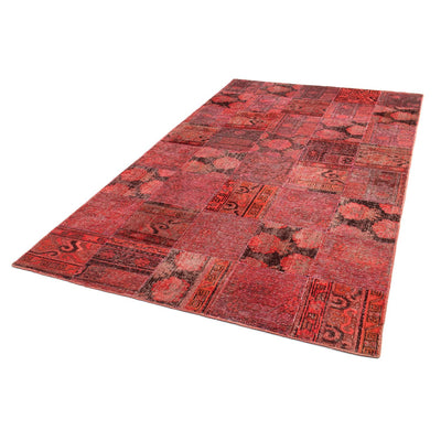 Alfombra de patchwork - 241 x 144 cm - multicolor