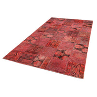 Alfombra de patchwork - 241 x 144 cm - multicolor
