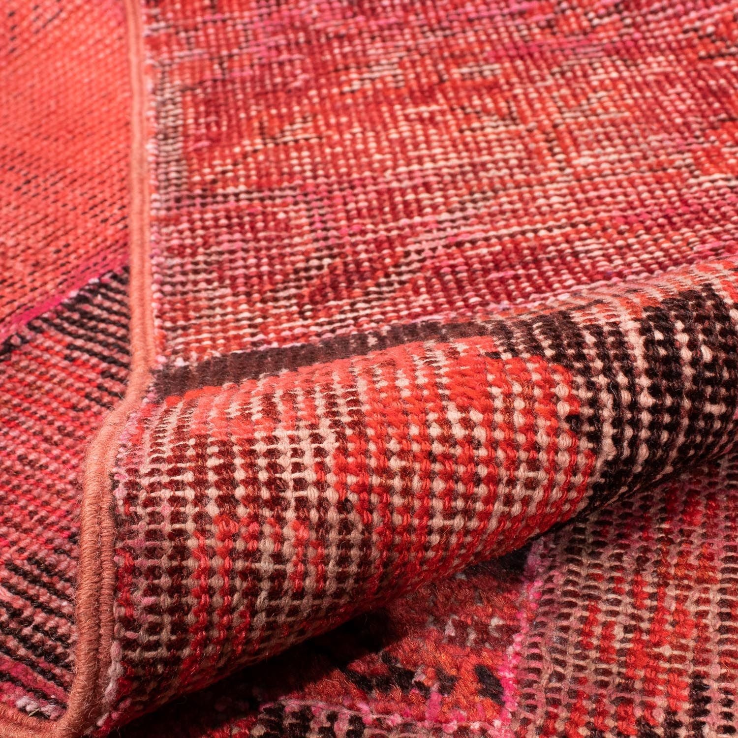 Alfombra de patchwork - 241 x 144 cm - multicolor