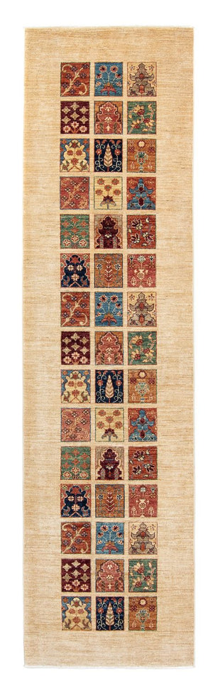 Alfombra de pasillo Alfombra persa - Nómada - 291 x 80 cm - beige