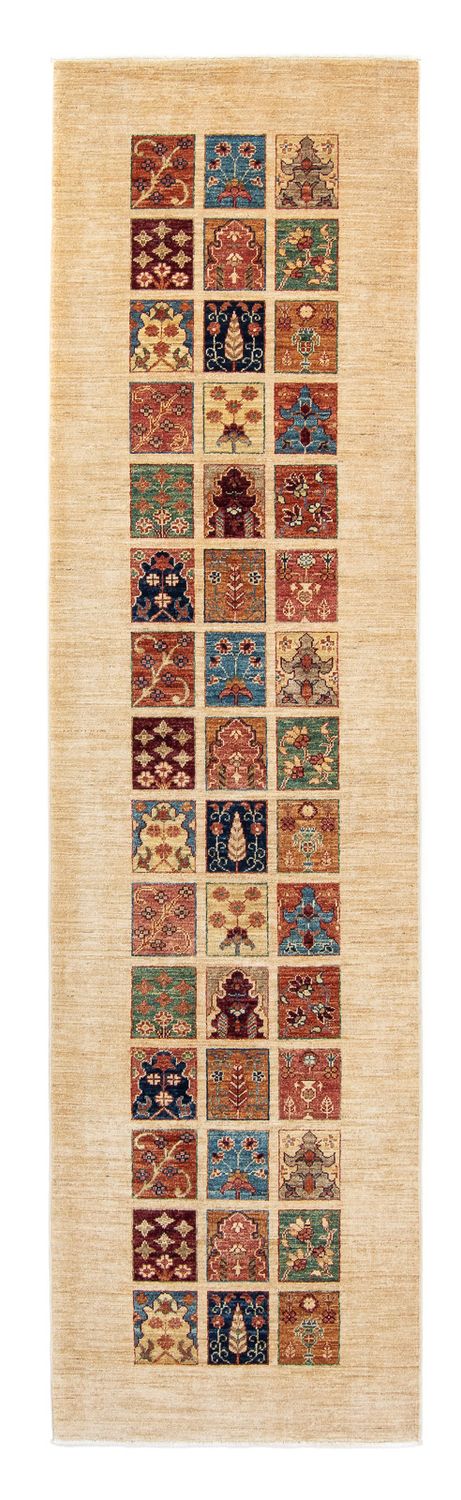 Alfombra de pasillo Alfombra persa - Nómada - 291 x 80 cm - beige