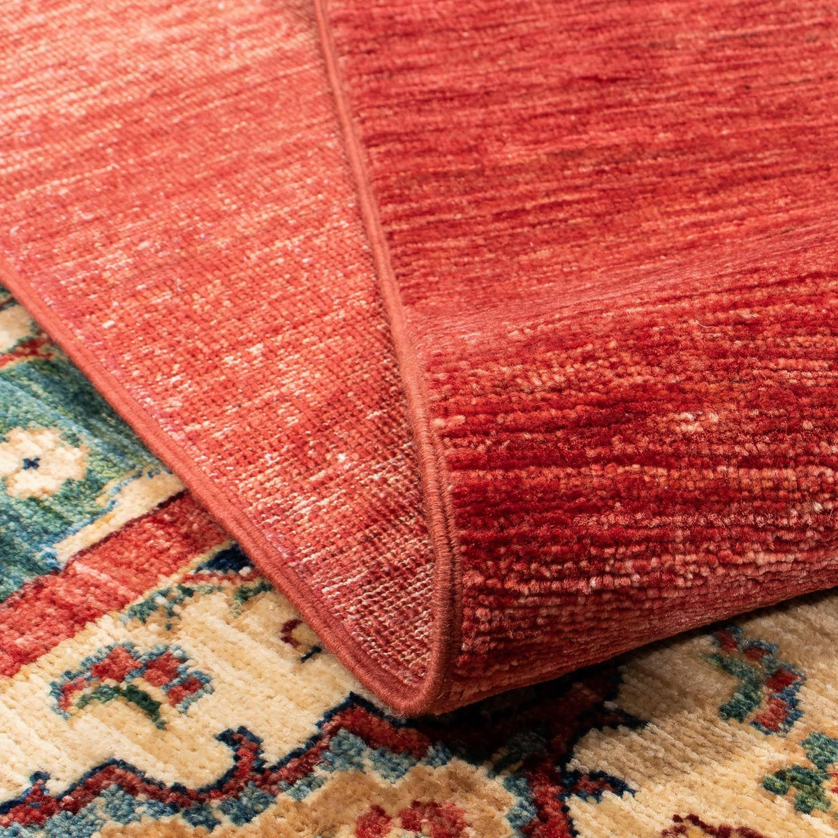 Alfombra Ziegler - 243 x 172 cm - rojo oscuro