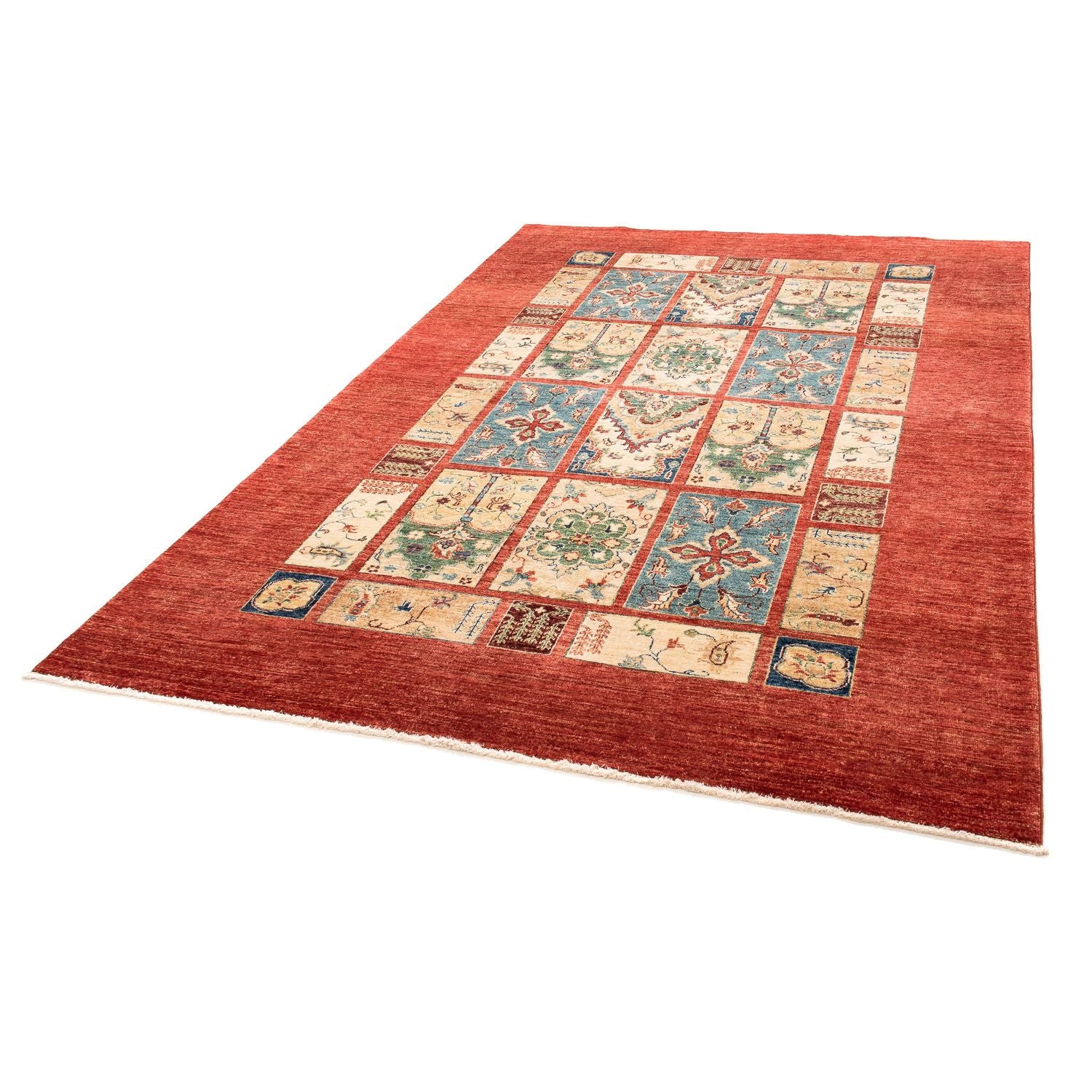 Alfombra Ziegler - 243 x 172 cm - rojo oscuro