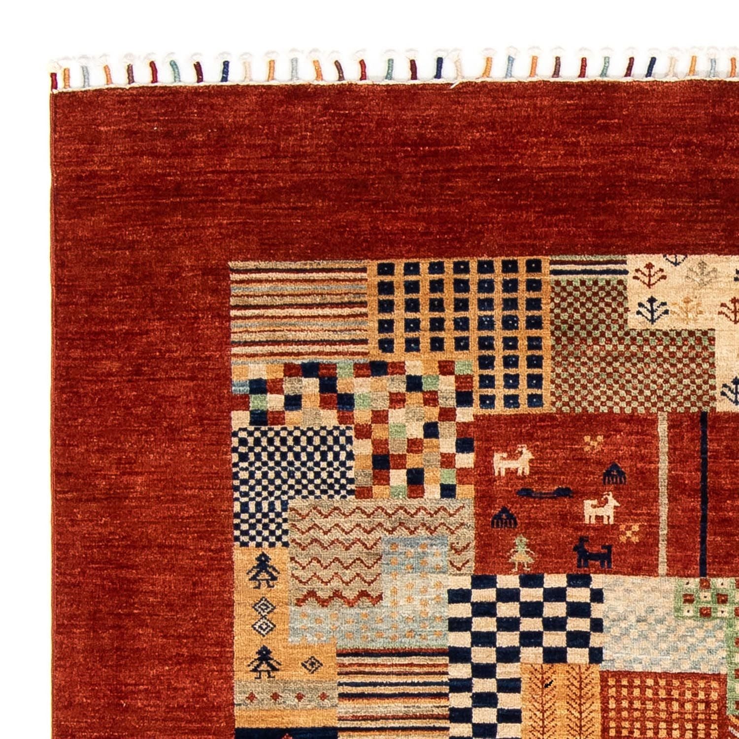 Alfombra Ziegler - 217 x 165 cm - rojo oscuro