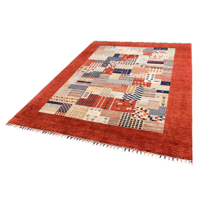 Alfombra Ziegler - 217 x 165 cm - rojo oscuro