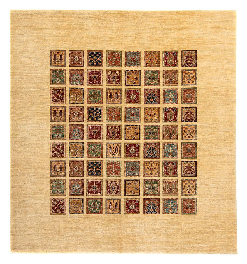 Alfombra persa - Nómada cuadrado  - 325 x 306 cm - beige