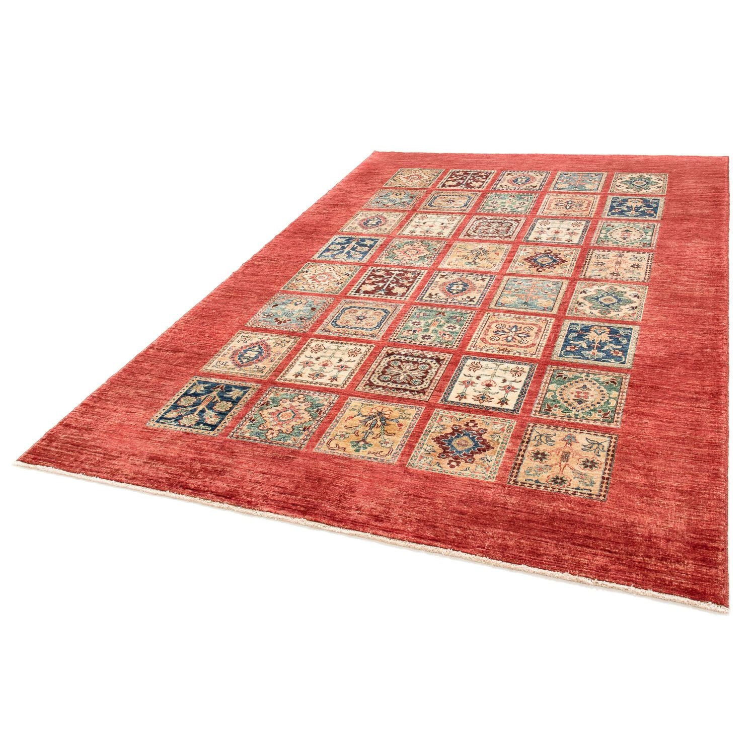 Alfombra Ziegler - 237 x 170 cm - rojo oscuro