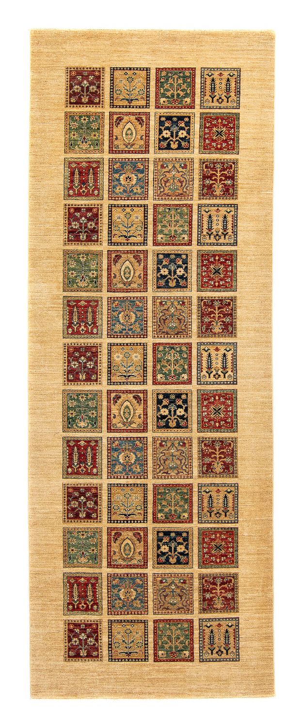 Alfombra de pasillo Alfombra persa - Nómada - 360 x 128 cm - beige