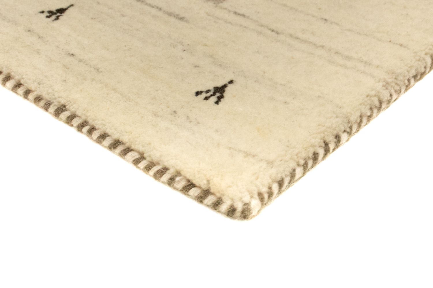 Alfombra Gabbeh - Loribaft Persa - 160 x 90 cm - beige
