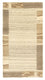 Alfombra de Nepal - 140 x 70 cm - beige