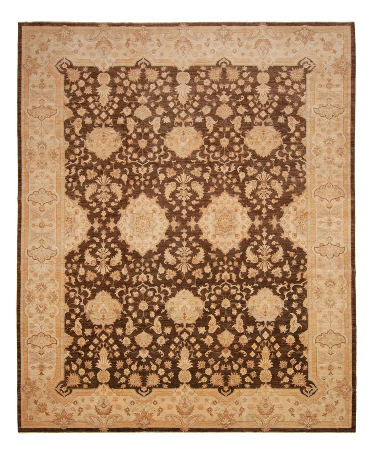Alfombra Ziegler - 465 x 368 cm - marrón
