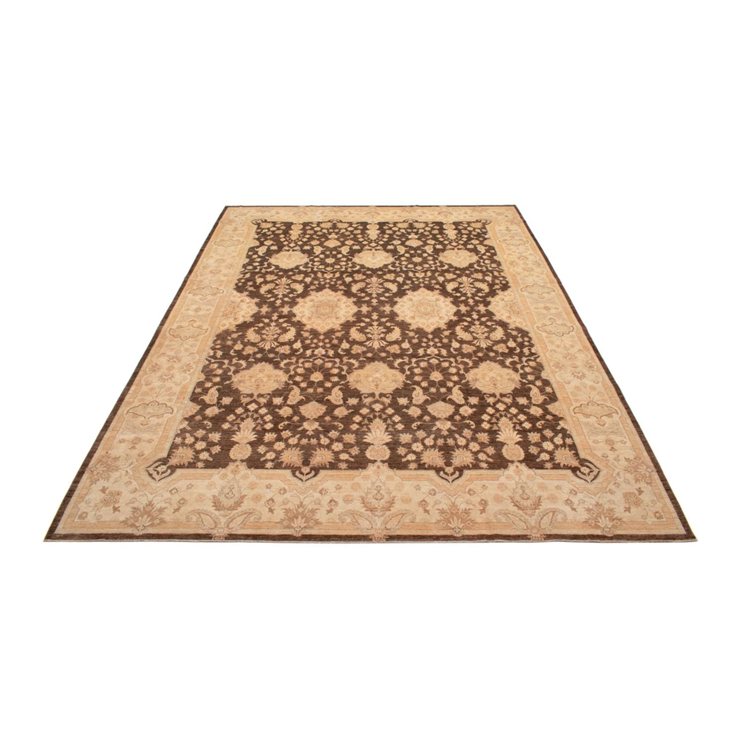 Alfombra Ziegler - 465 x 368 cm - marrón