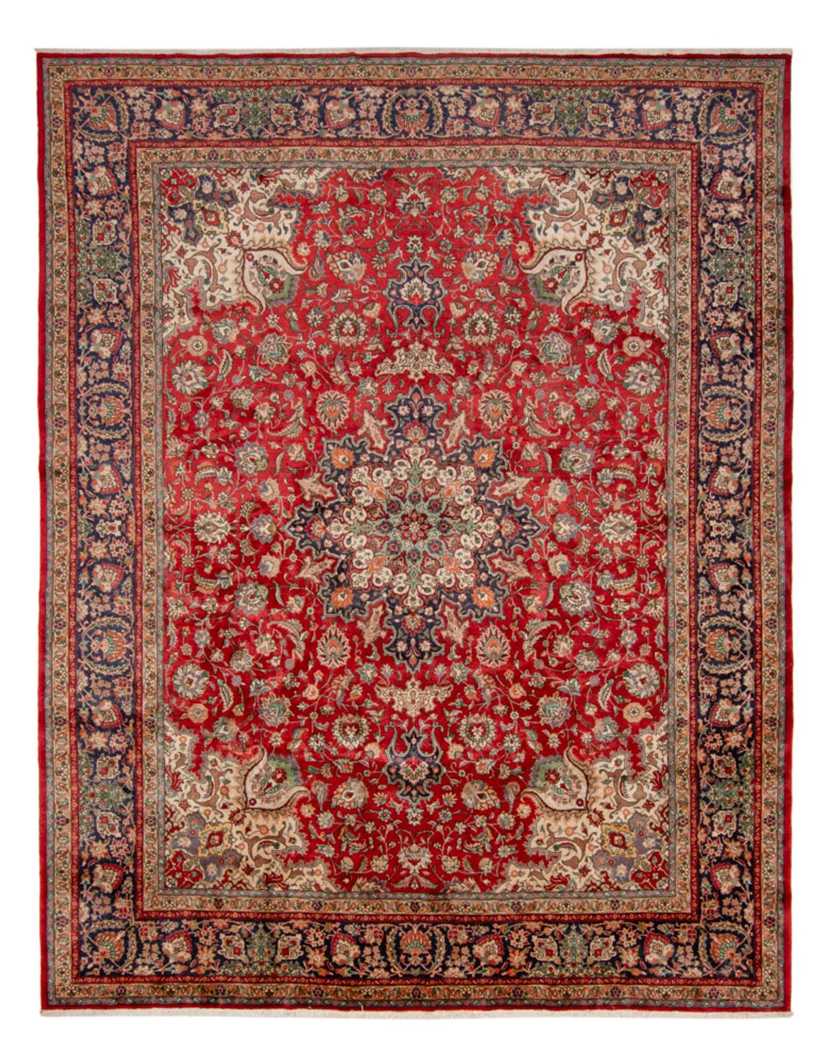 Alfombra persa - Tabriz - 434 x 343 cm - rojo