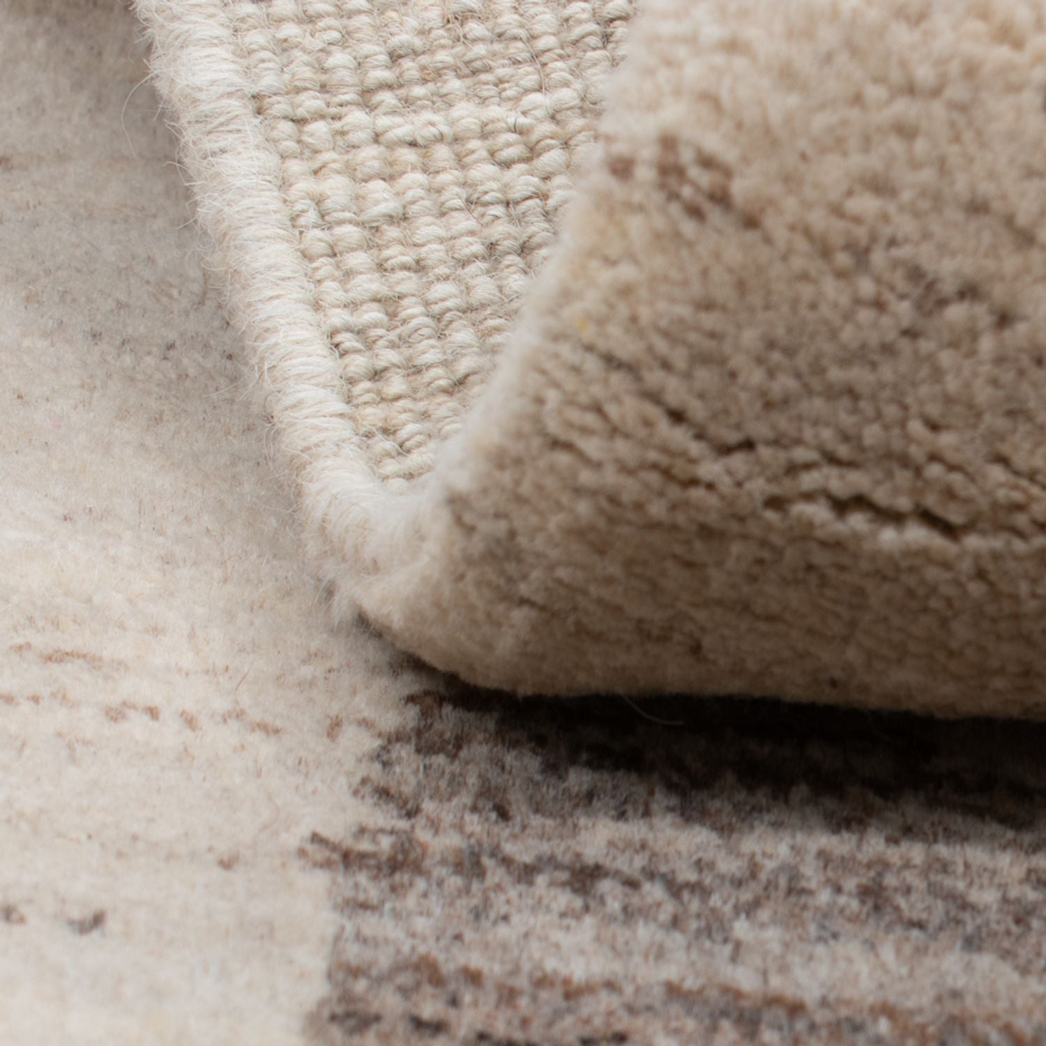 Alfombra Gabbeh - Persa - 122 x 76 cm - natural