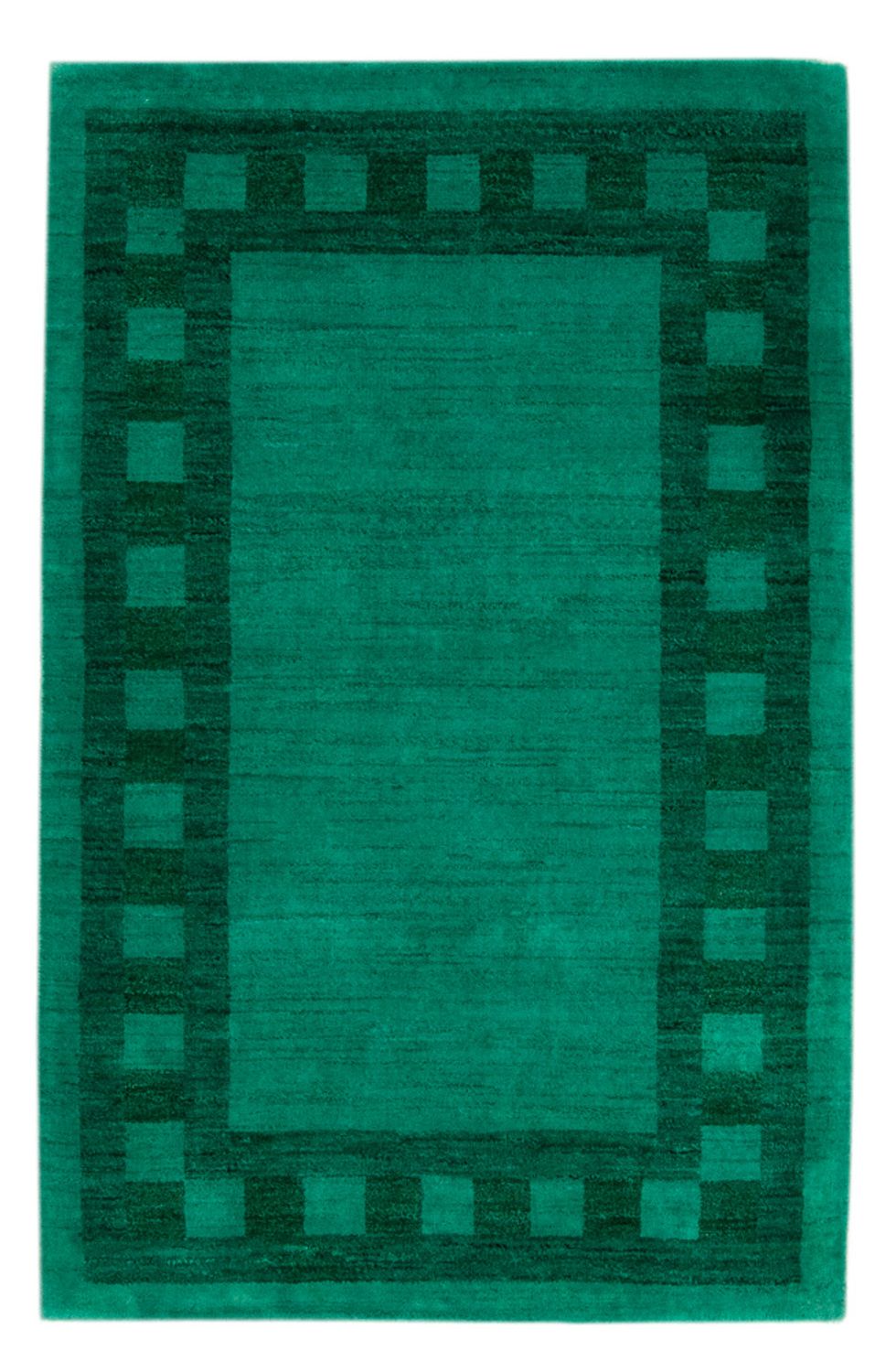 Alfombra Ziegler - Moderna - Vintage/revestido - 125 x 79 cm - verde