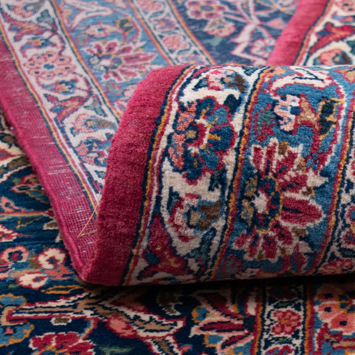 Alfombra persa - Keshan - 467 x 328 cm - rojo