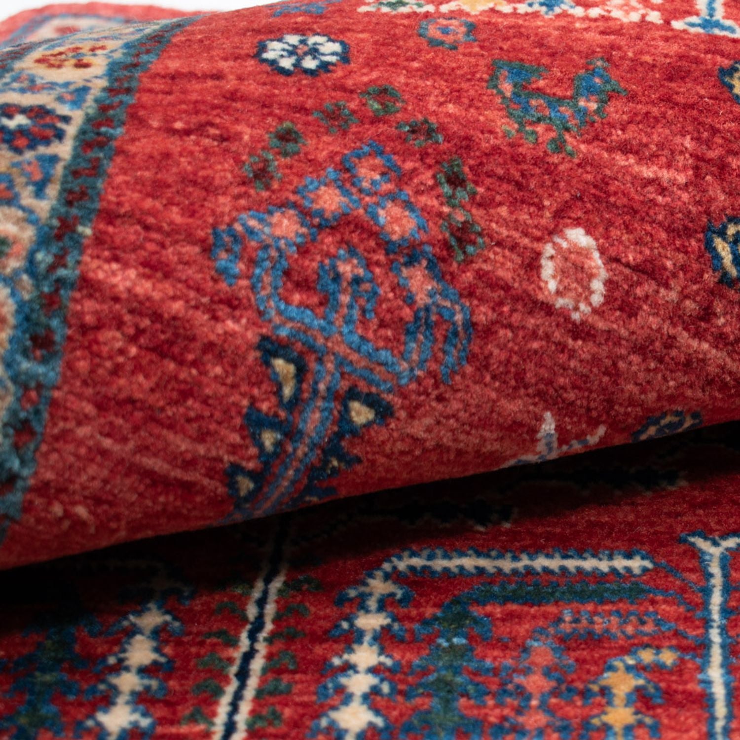 Alfombra Gabbeh - Persa Kashkuli - 120 x 85 cm - rojo
