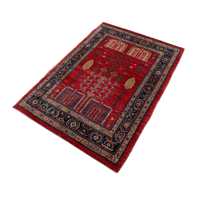 Alfombra Gabbeh - Persa Kashkuli - 120 x 85 cm - rojo
