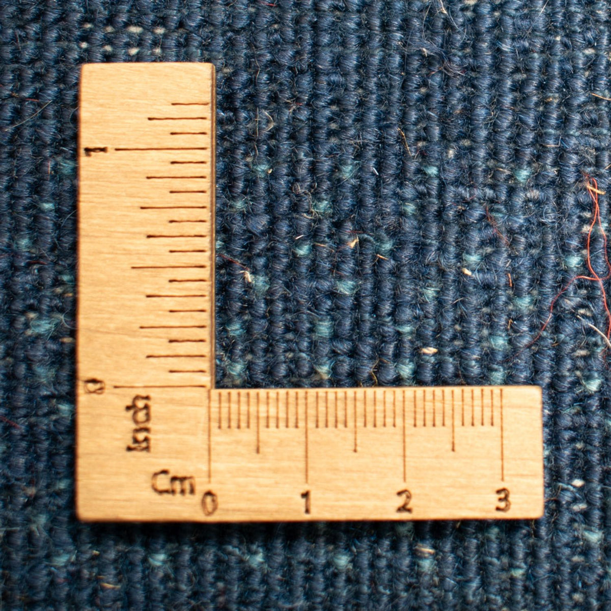 Alfombra Gabbeh - Loribaft Persa - 132 x 75 cm - azul oscuro