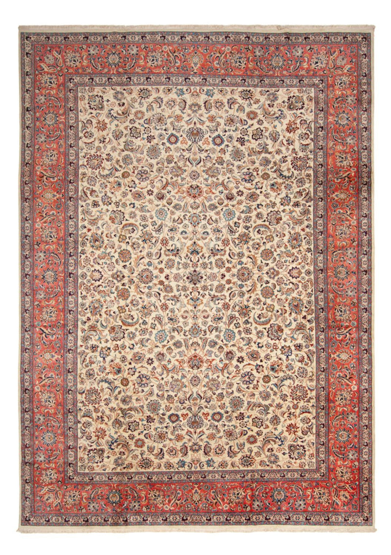 Alfombra persa - Clásica - Real - 493 x 352 cm - crema