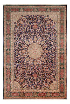 Alfombra Persa - Tabriz - Real - 517 x 352 cm - azul oscuro