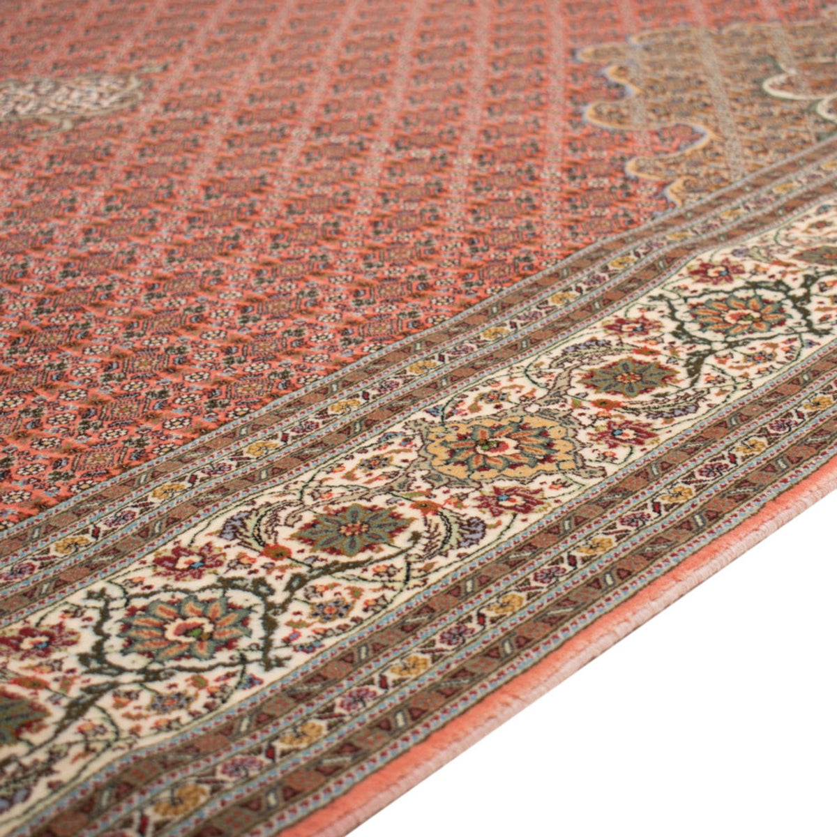 Alfombra Persa - Tabriz - Real - 600 x 200 cm - rojo