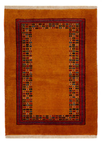 Alfombra Gabbeh - Loribaft Persa - 118 x 84 cm - oro