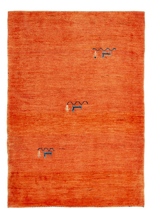 Alfombra Gabbeh - Loribaft Persa - 130 x 80 cm - rojo claro