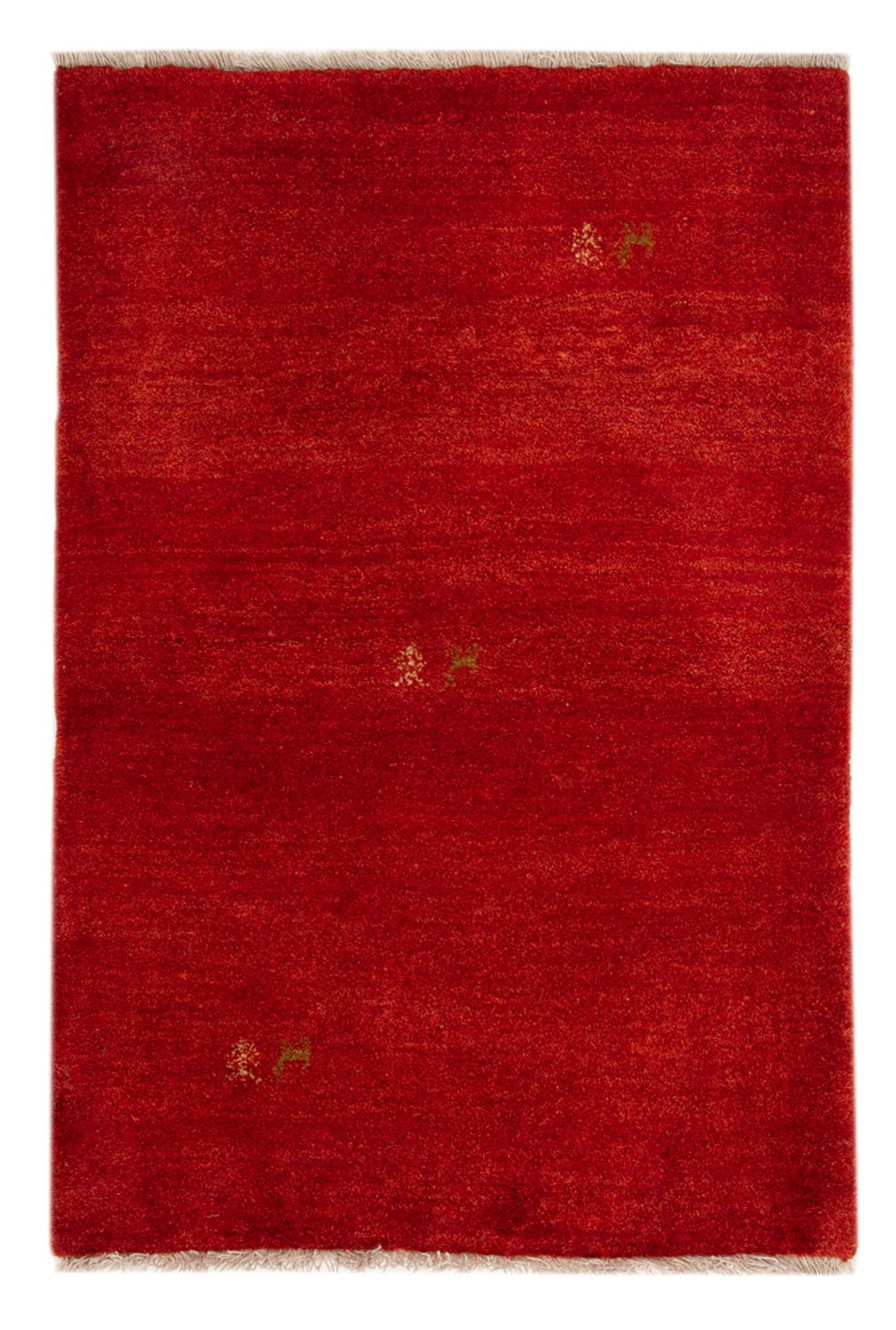 Alfombra Gabbeh - Loribaft Persa - 125 x 82 cm - rojo