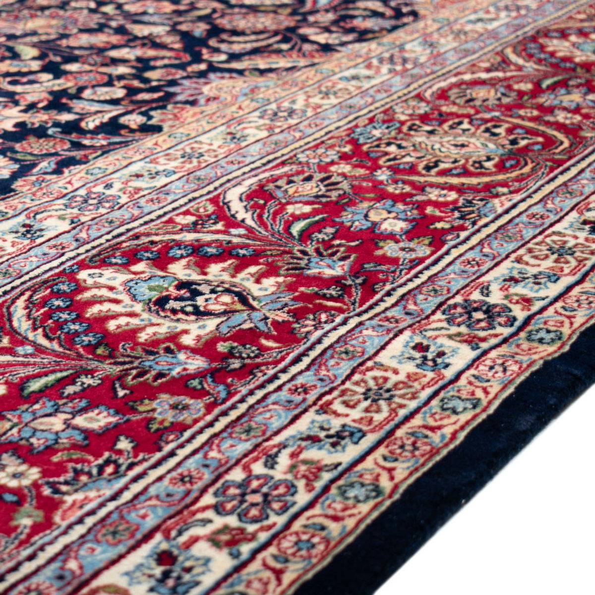 Alfombra persa - Clásica - 503 x 342 cm - azul oscuro