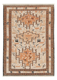 Alfombra Kelim - Oriental - 100 x 71 cm - beige