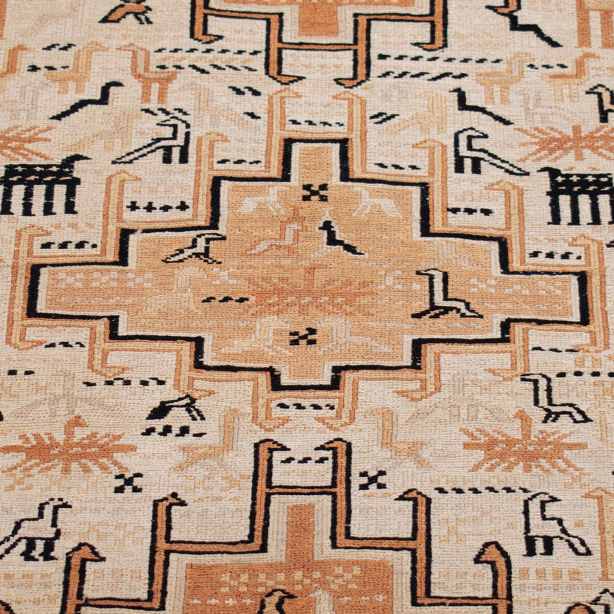 Alfombra Kelim - Oriental - 100 x 71 cm - beige