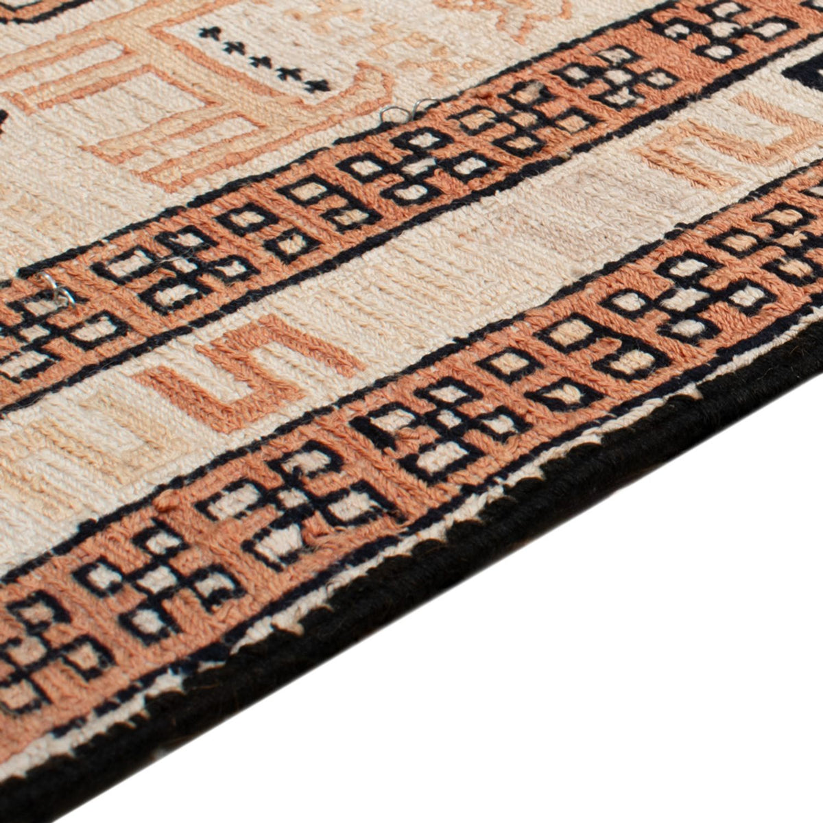 Alfombra Kelim - Oriental - 100 x 71 cm - beige