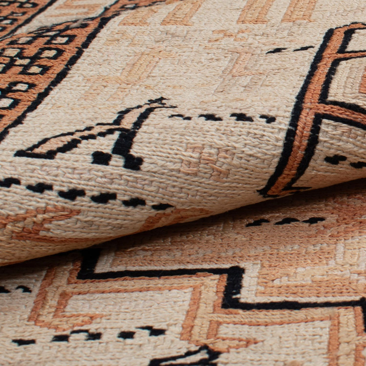 Alfombra Kelim - Oriental - 100 x 71 cm - beige