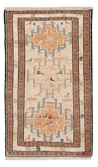 Alfombra Kelim - Oriental - 107 x 63 cm - beige