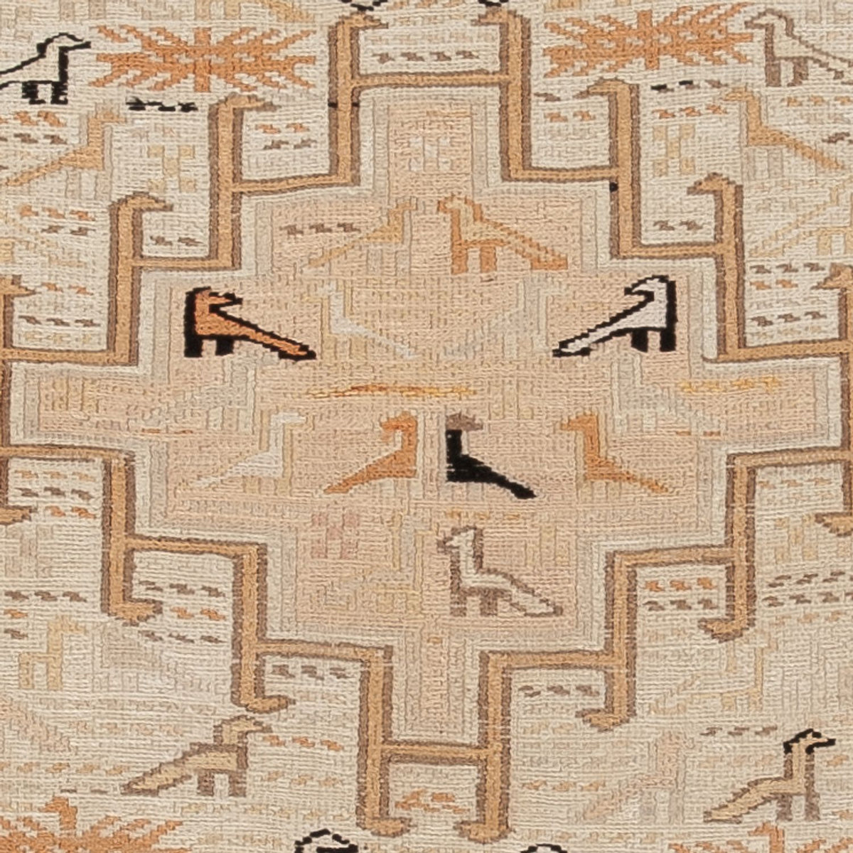 Alfombra Kelim - Oriental - 107 x 63 cm - beige