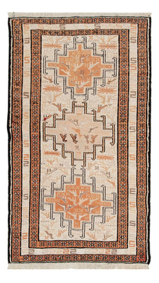 Alfombra Kelim - Oriental - 103 x 62 cm - beige