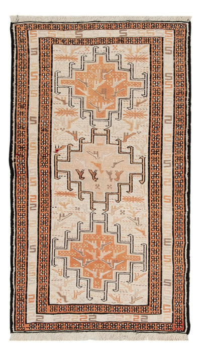 Kilim de seda Alfombra 62x103cm