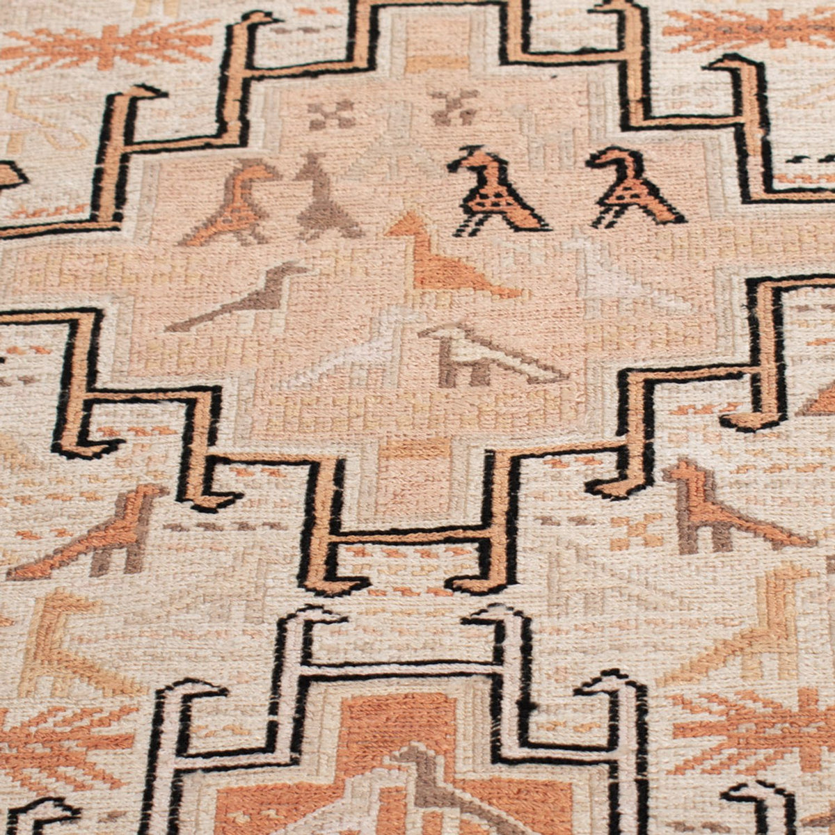 Alfombra Kelim - Oriental - 103 x 62 cm - beige