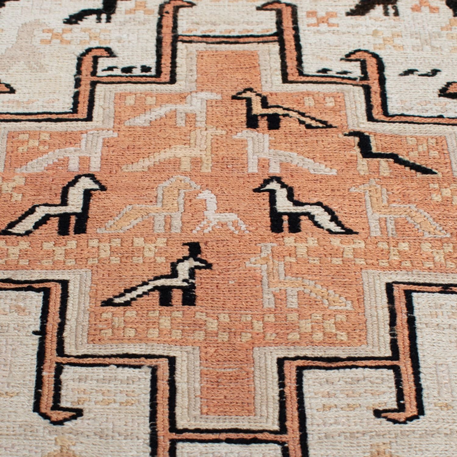 Alfombra Kelim - Oriental - 101 x 65 cm - beige