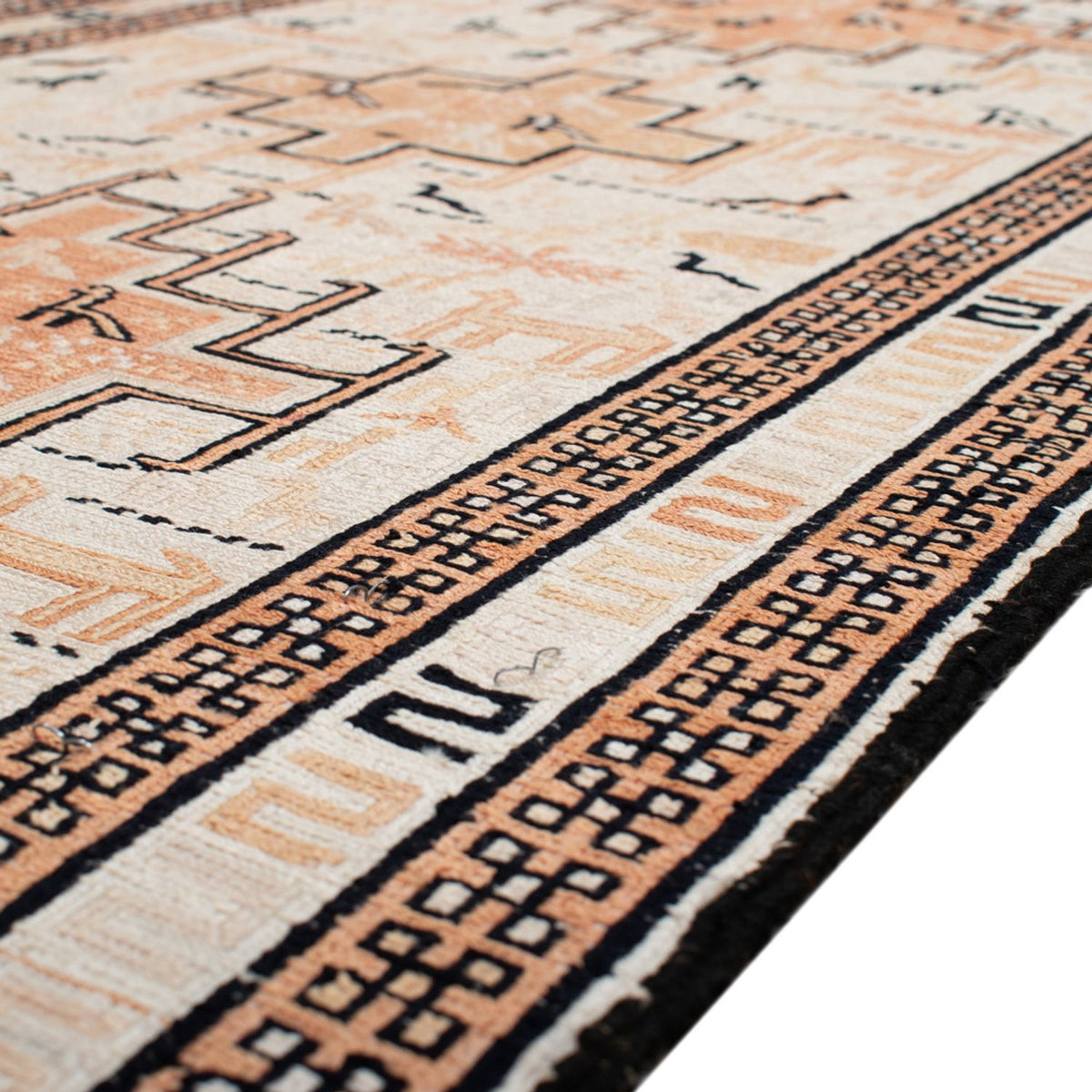 Alfombra Kelim - Oriental - 101 x 65 cm - beige